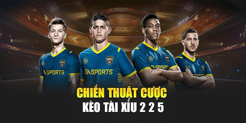 Chiến thuật cược kèo tài xỉu 2 2 5