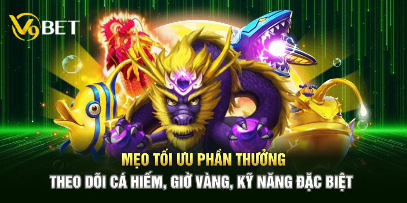 Mẹo tối ưu phần quà – Theo dõi cá hiếm, giờ vàng, kỹ năng đặc biệt